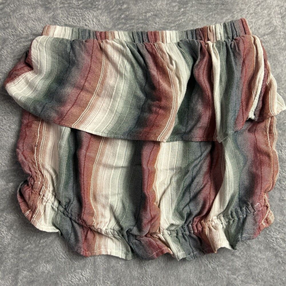 American Eagle Womens Shirt Strapless Tube Top Striped Sz. XS Coquette Y2K